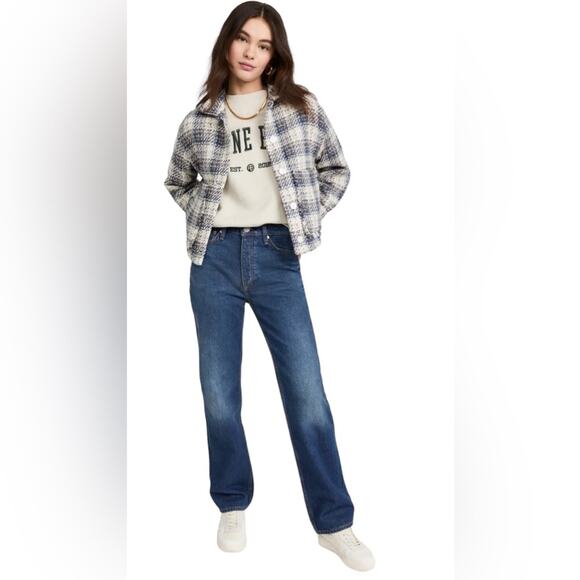 NWT! Blank NYC Once In A Lifetime Cropped Tweed Shacket - Size Large - Picture 9 of 16